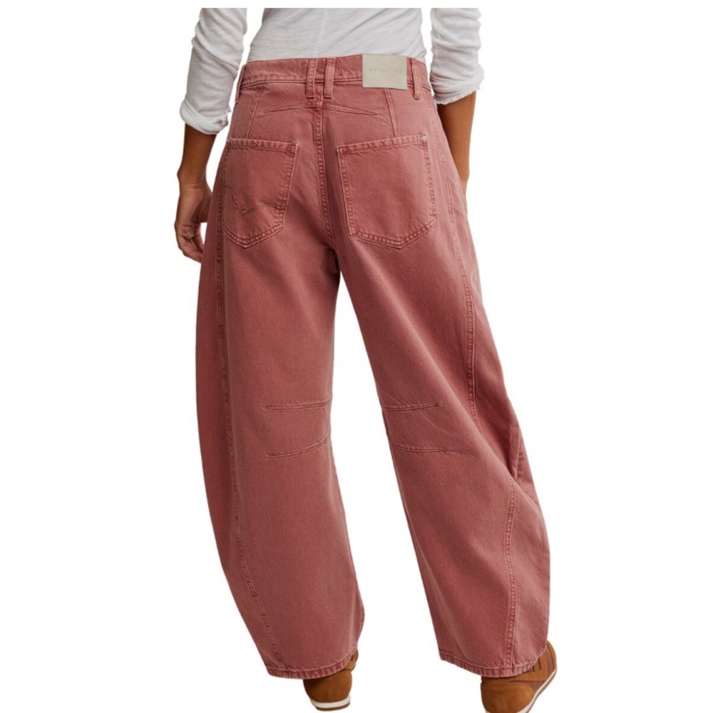 Free People Women's Barrel Jeans - Picture 2 of 3
